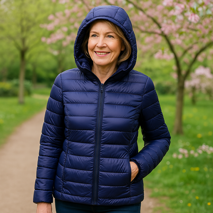 METTA ÜBERGANGS-POLSTERTE JACKE | NAVY BLAU