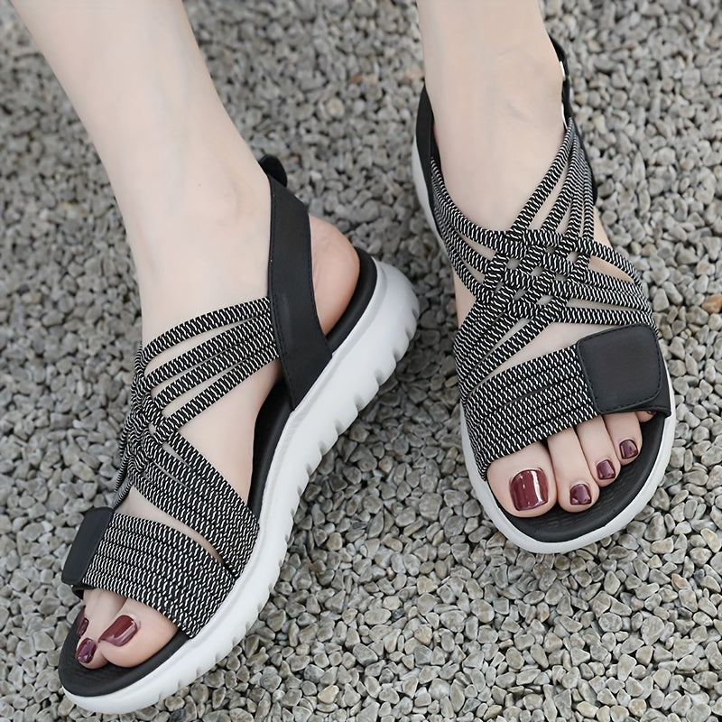 Soline | Sportlich-elegante Sandalen mit hohem Absatz