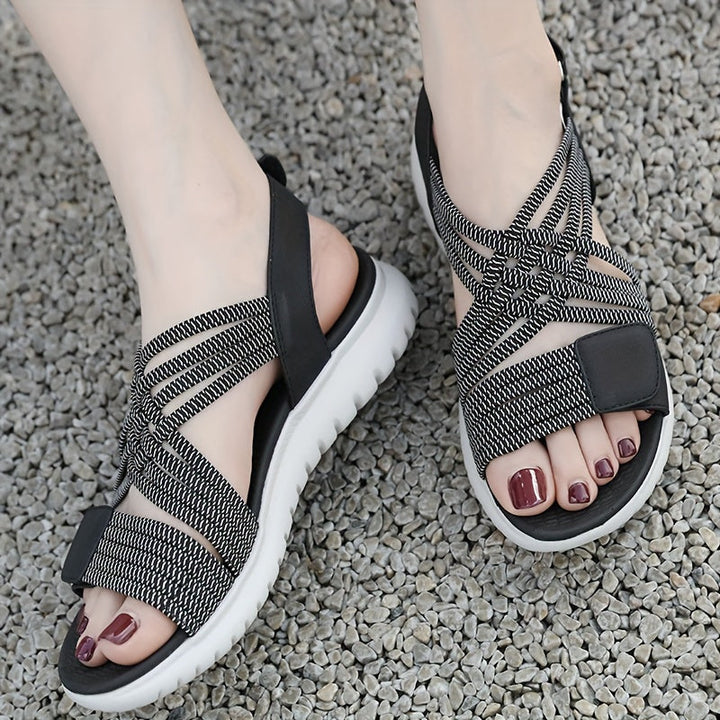 Soline | Sportlich-elegante Sandalen mit hohem Absatz