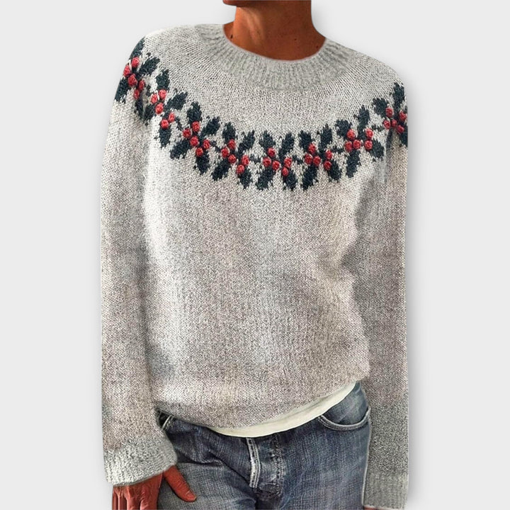 Simone - Warmer Pullover für Weihnachten