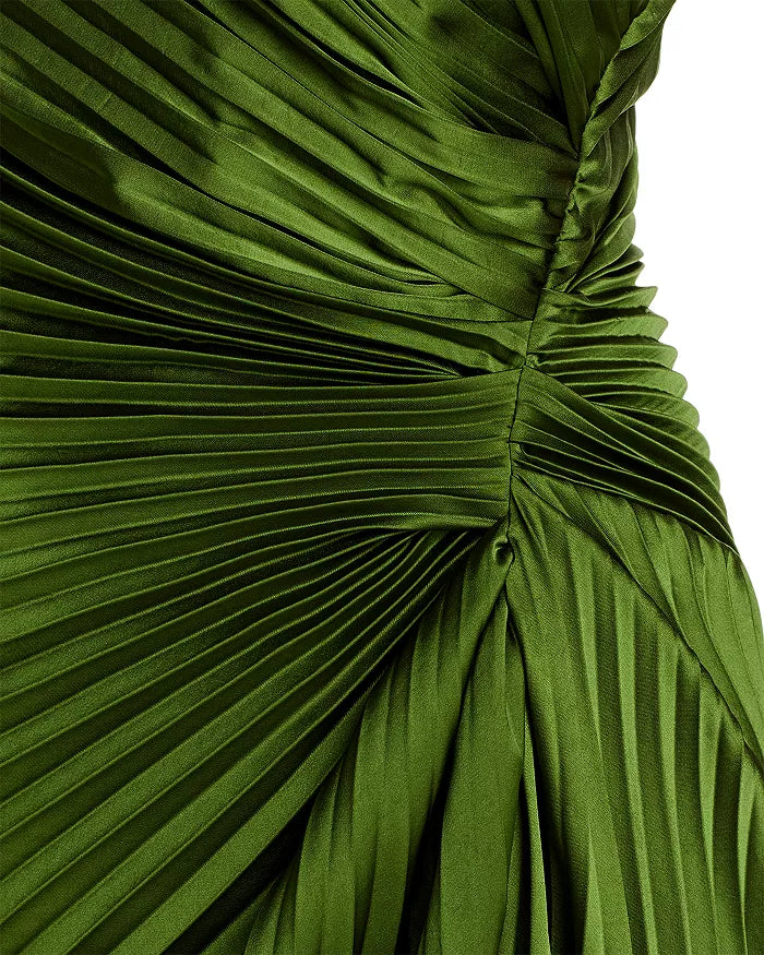 Aurelia | Ein-Schulter Faltenkleid