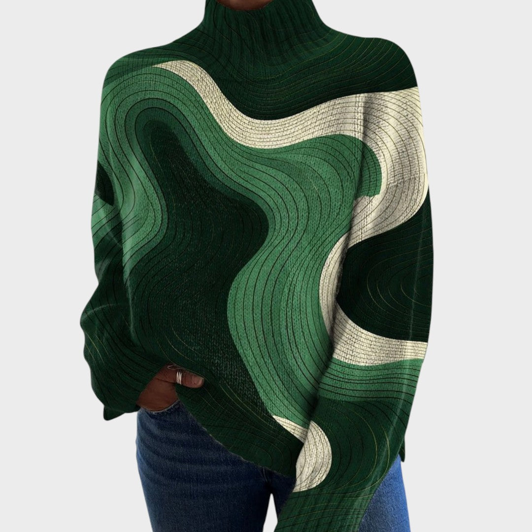 Eva - Künstlerischer Strickpullover