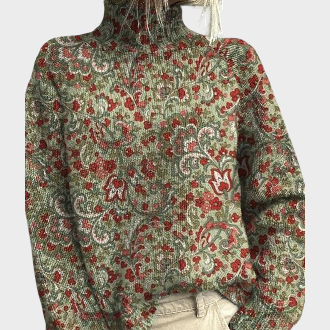 Érica - Künstlerischer Strickpullover