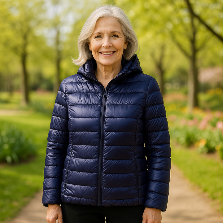 ULLA ÜBERGANGSDAUNENJACKE | NAVY BLAU