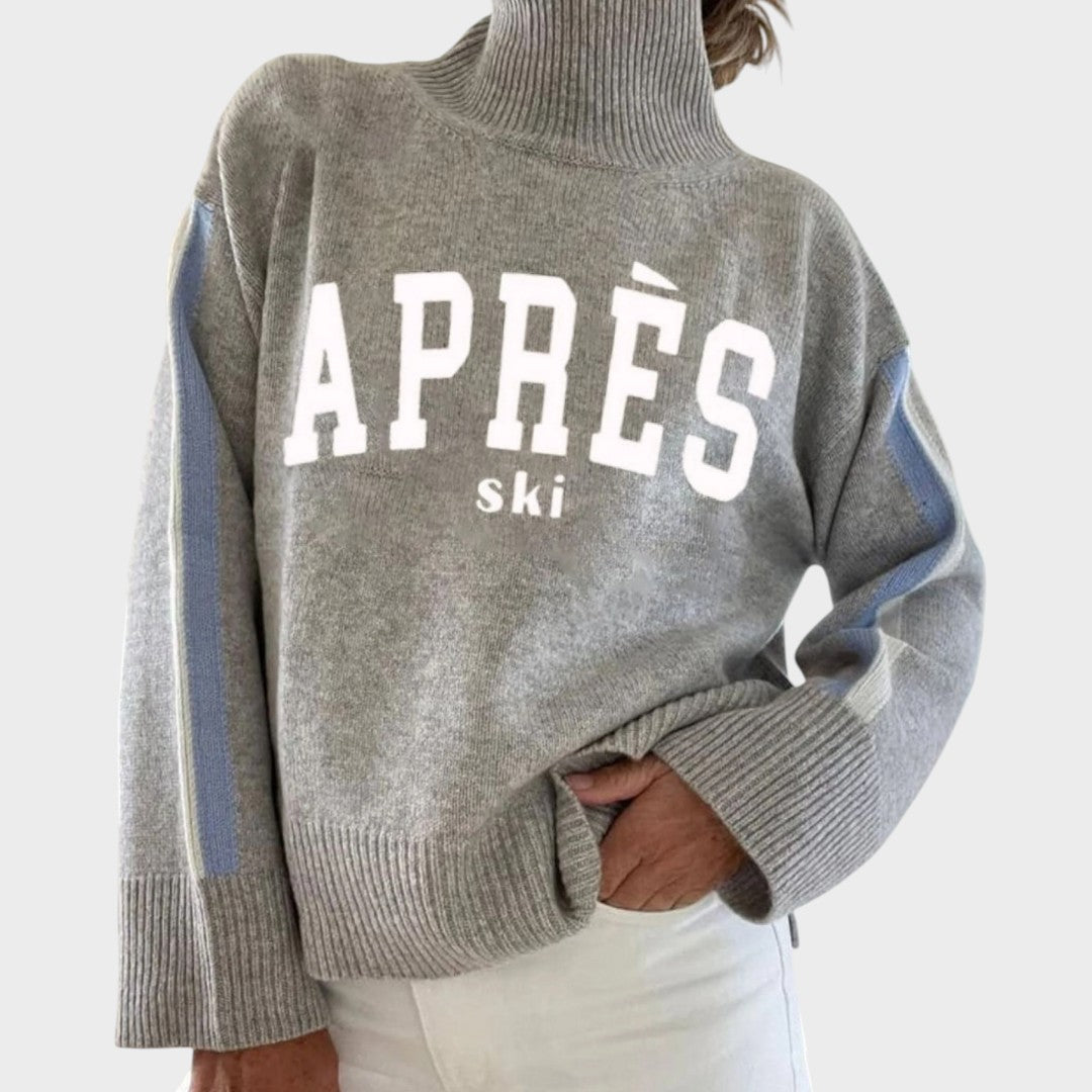 Sílvia - Künstlerischer Pullover aus Strick