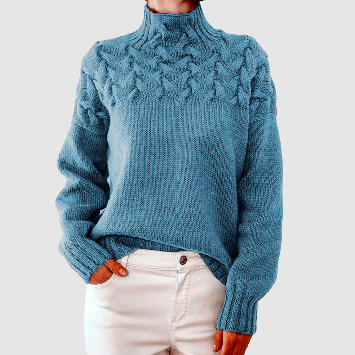 Štěpánka – Warmer Pullover mit Rollkragen