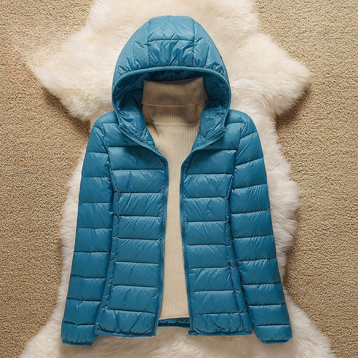 METTA ÜBERGANGSPOLSTERTE JACKE | OZEANBLAU