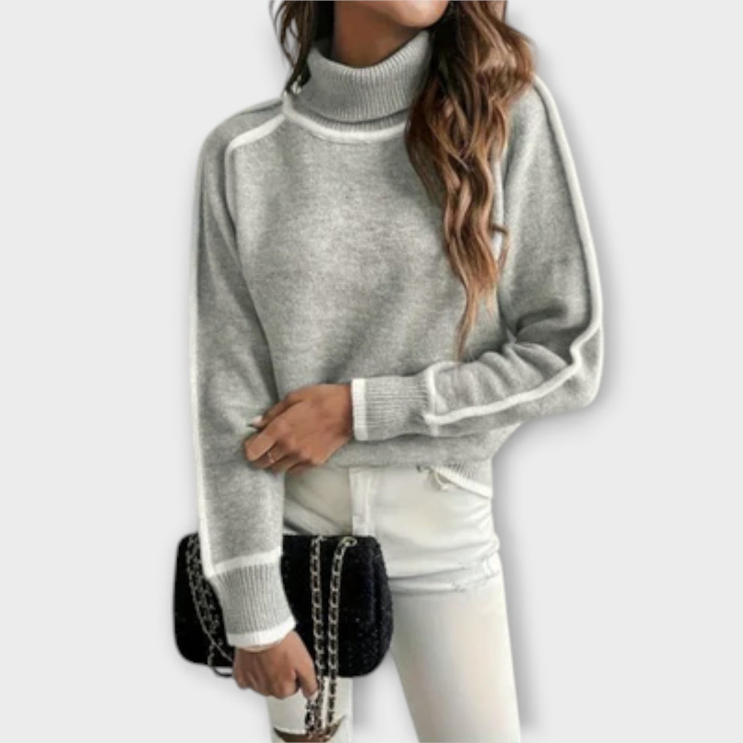 Aurora - Lockere Rollkragenpullover