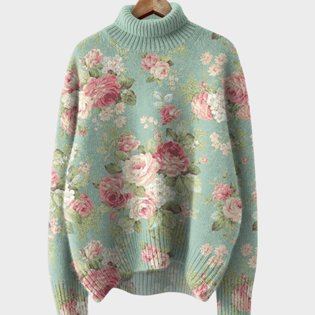 Margarida - Künstlerischer Strickpullover