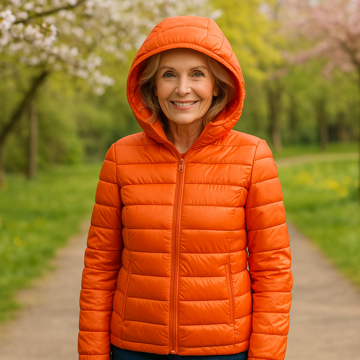 METTA ÜBERGANGSPOLSTERTE JACKE | ORANGE