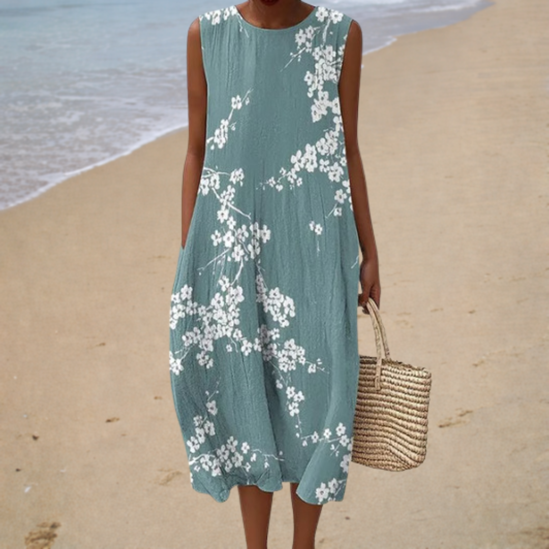 Theresa | Bequemes ärmelloses Sommerkleid
