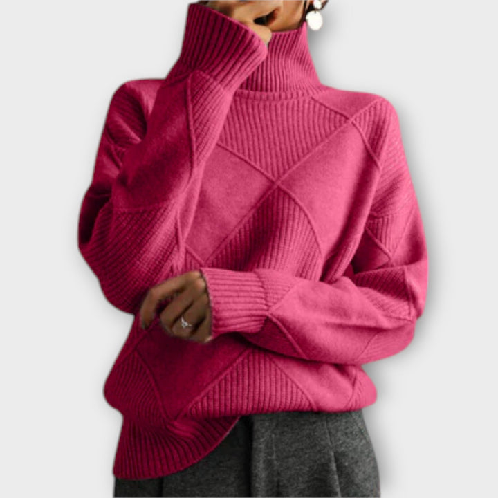 Melanie - Bequemer Rollkragenpullover