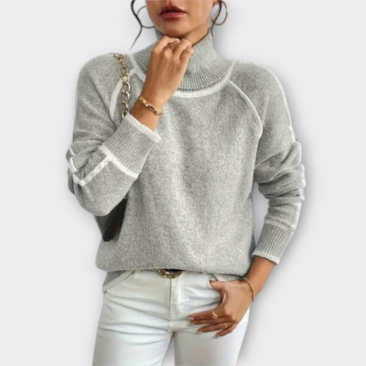 Aurora - Lockere Rollkragenpullover