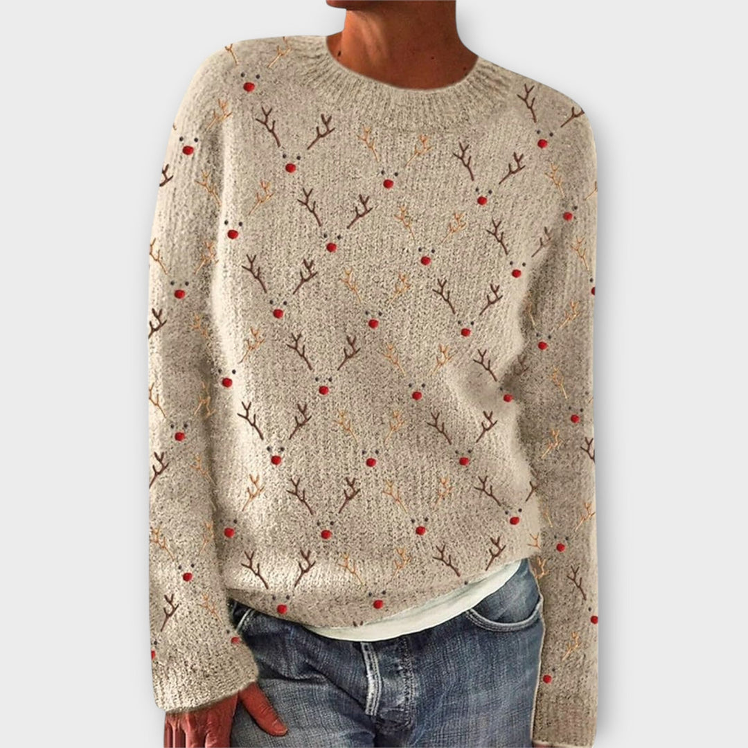 Simone - Warmer Pullover für Weihnachten