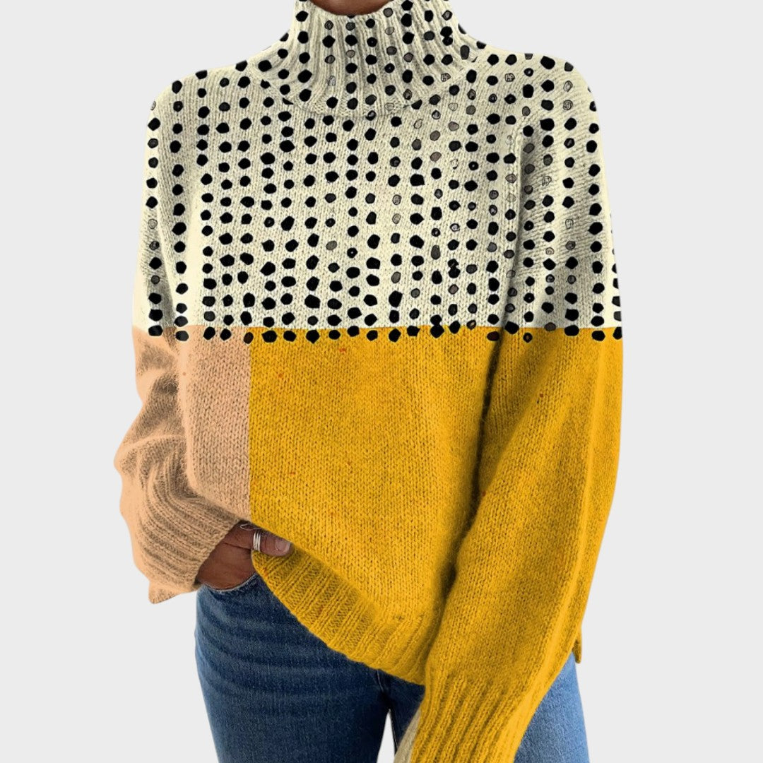 Laura - Künstlerischer Strickpullover