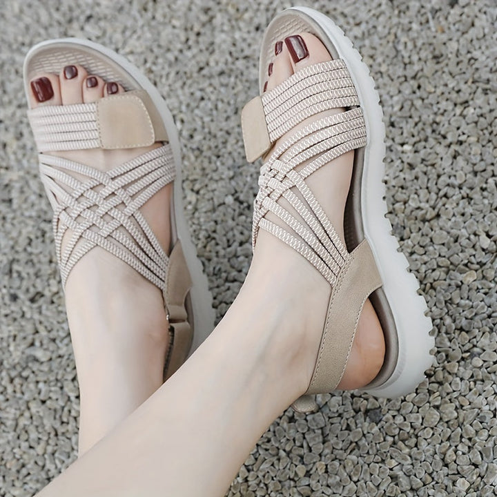 Soline | Sportlich-elegante Sandalen mit hohem Absatz