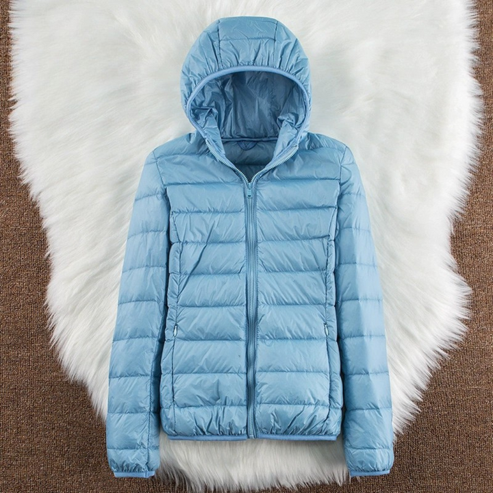 METTA ÜBERGANGSPOLSTERTE JACKE | BABY BLAU