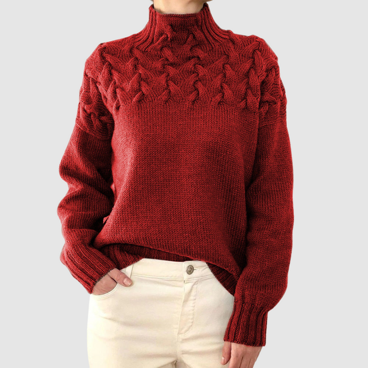 Štěpánka – Warmer Pullover mit Rollkragen