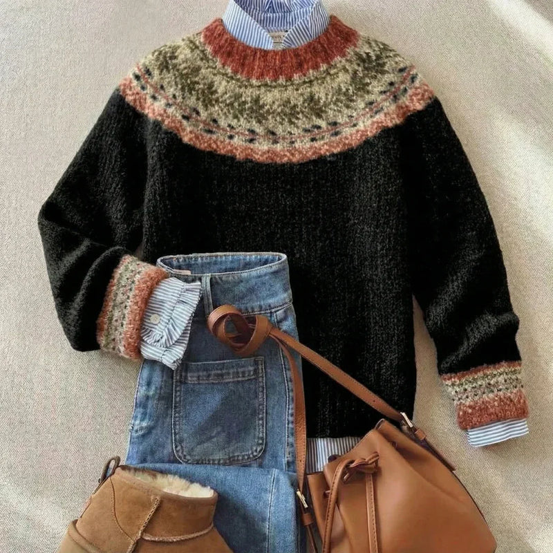 Elvira| Klassischer Vintage-Strickpullover