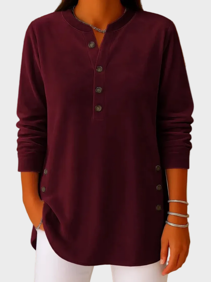 Meredith - Klassischer Pullover mit Rundhalsausschnitt