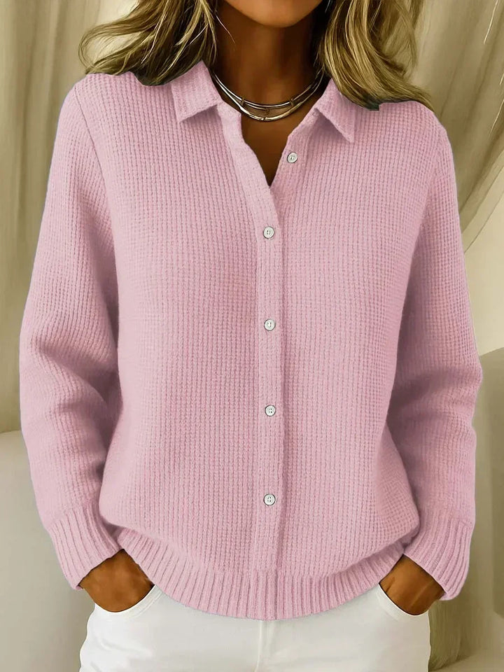 Katrina | Strukturierte Strickjacke mit Knöpfen