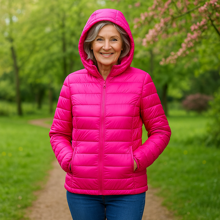 METTA ÜBERGANGS-POLSTERTE JACKE | HEIßE PINK