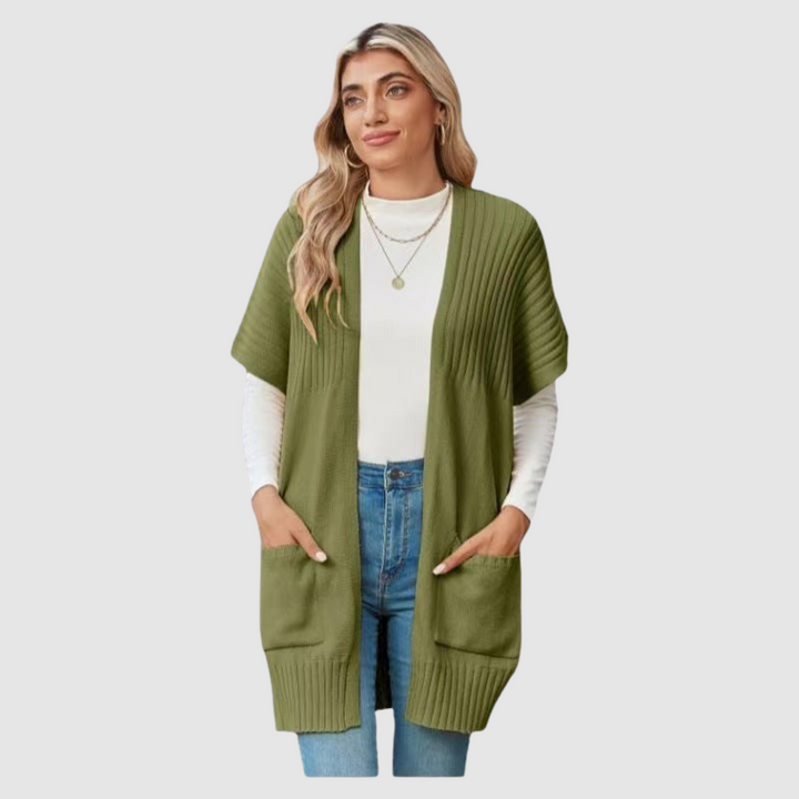 Jasmína - Leichter geflochtener Cardigan