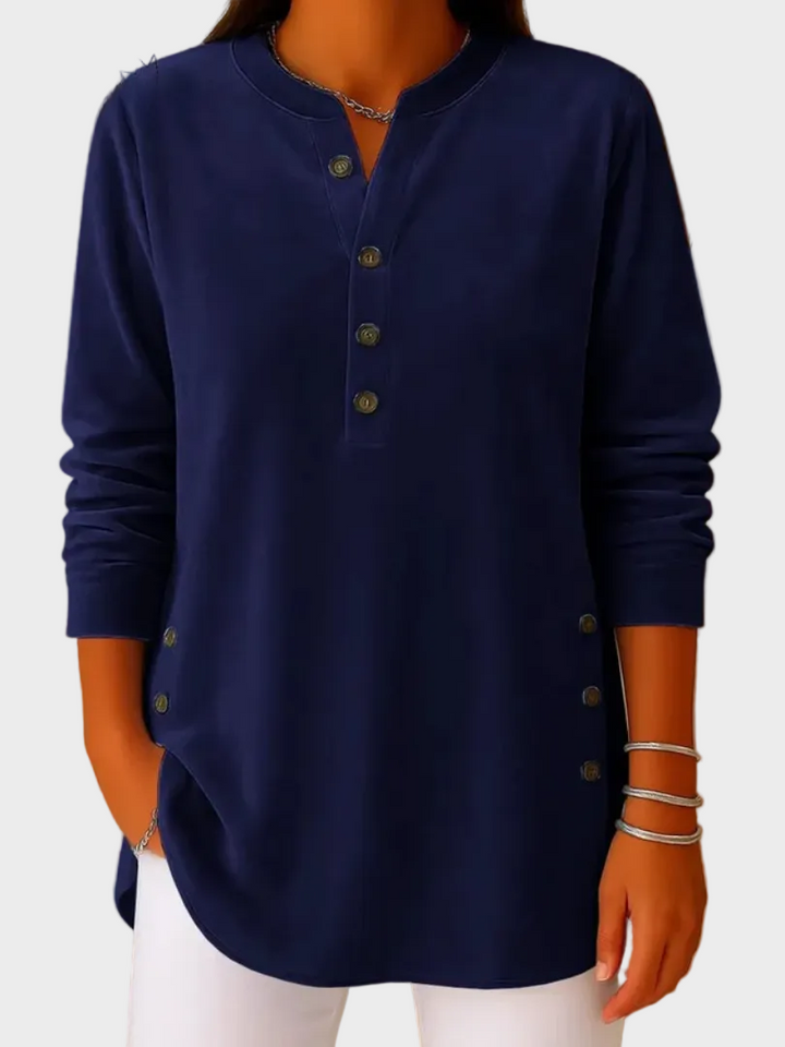 Meredith - Klassischer Pullover mit Rundhalsausschnitt