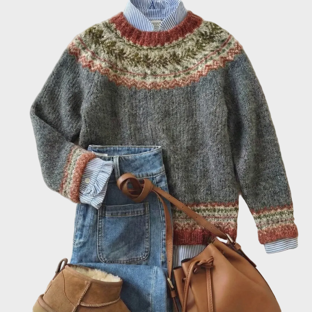 Eleanor - Nordic Erbe Gestrickter Pullover