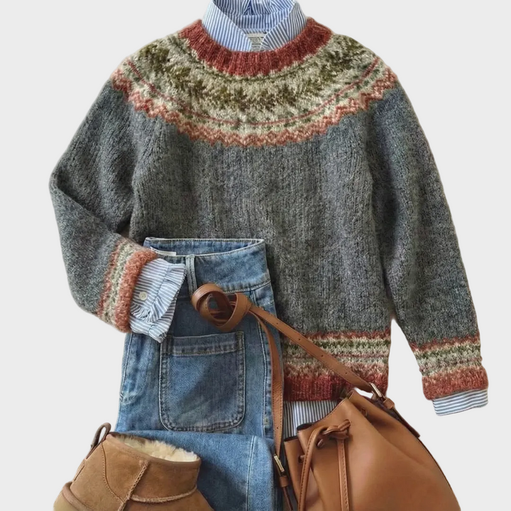 Eleanor - Nordic Erbe Gestrickter Pullover