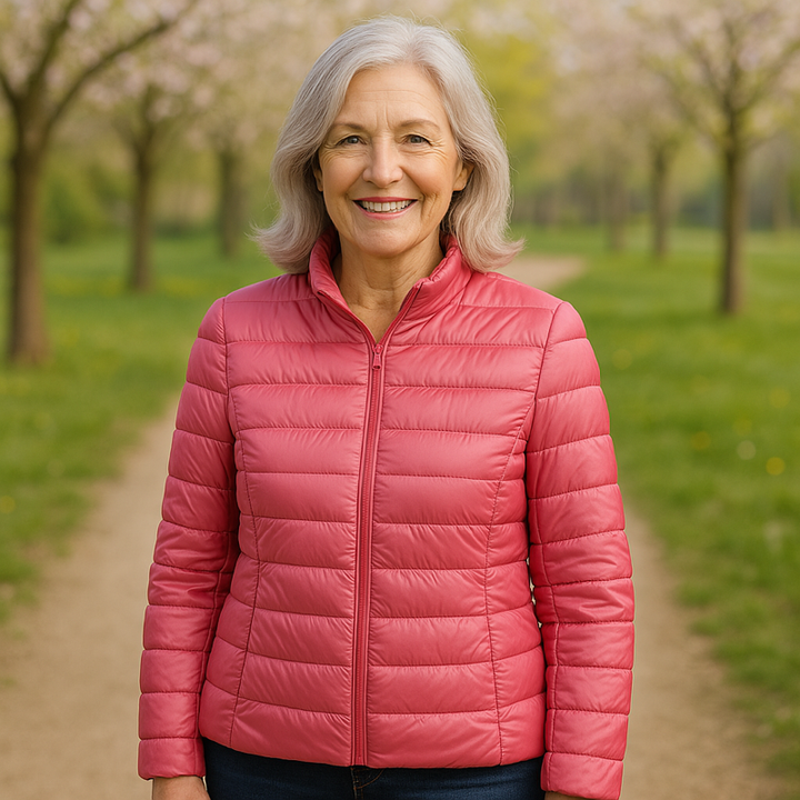 ULLA ÜBERGANGSPADDED JACKE | LACHS