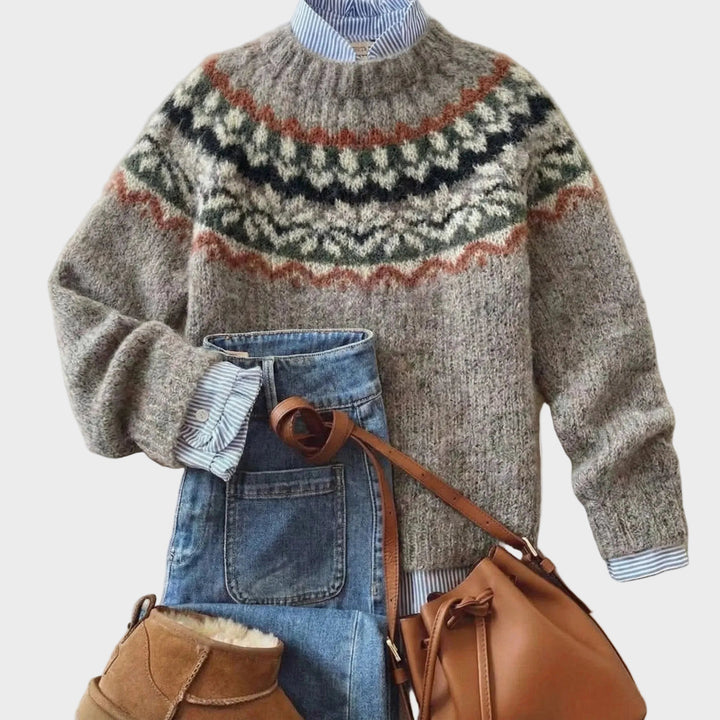 Eleanor - Nordic Erbe Gestrickter Pullover