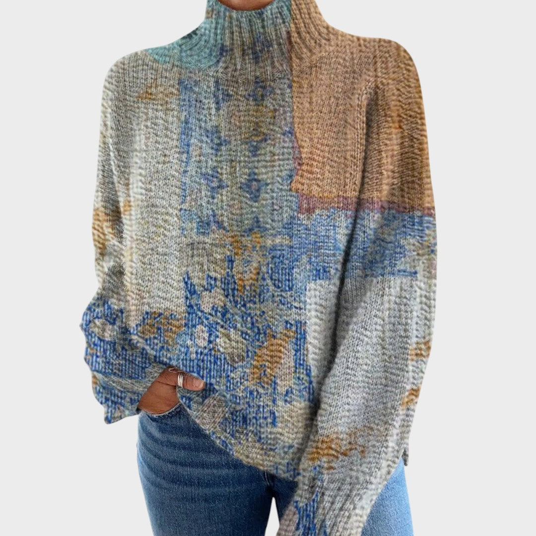 Noélia - Künstlerischer Strickpullover