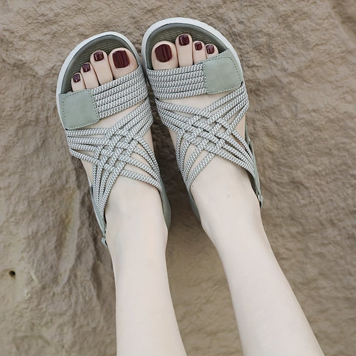 Soline | Sportlich-elegante Sandalen mit hohem Absatz