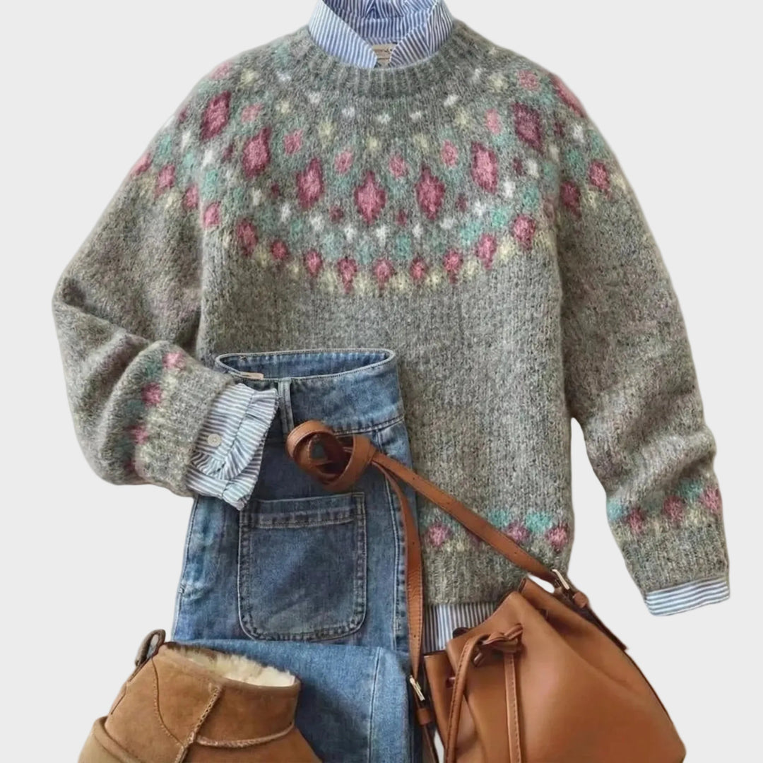 Eleanor - Nordic Erbe Gestrickter Pullover