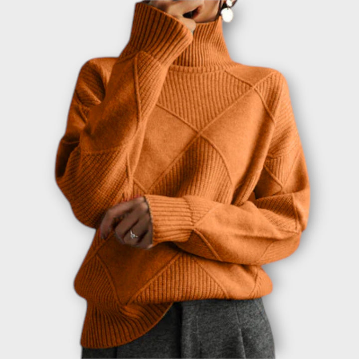 Melanie - Bequemer Rollkragenpullover