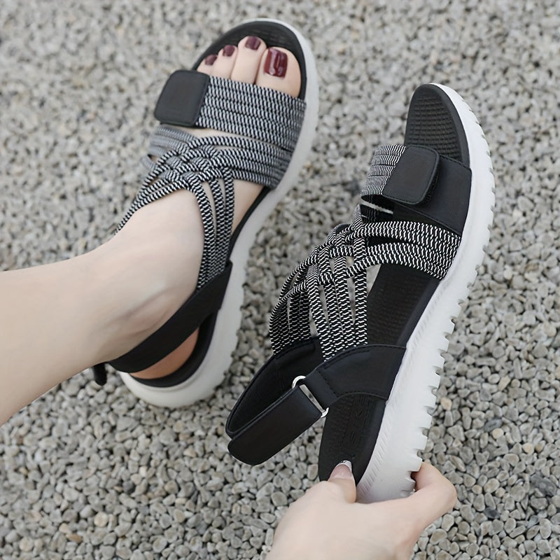 Soline | Sportlich-elegante Sandalen mit hohem Absatz