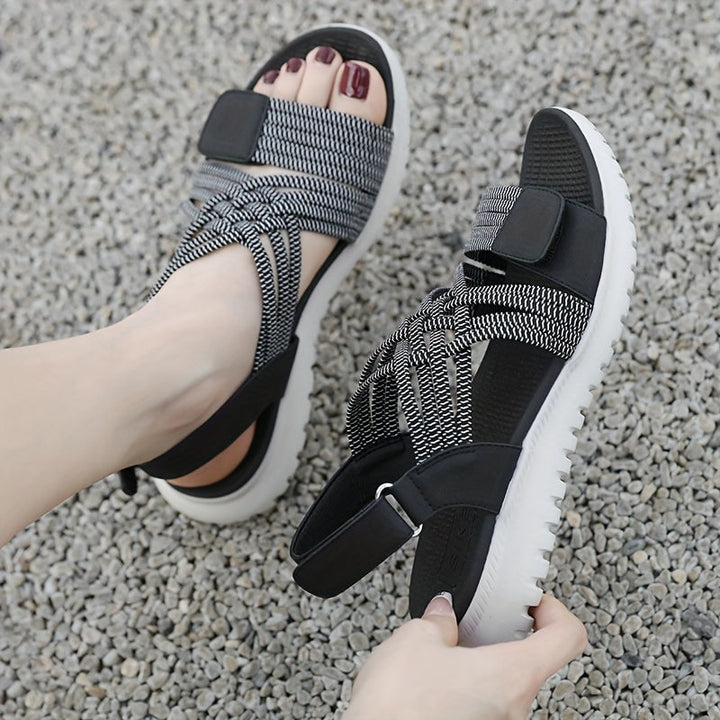 Soline | Sportlich-elegante Sandalen mit hohem Absatz