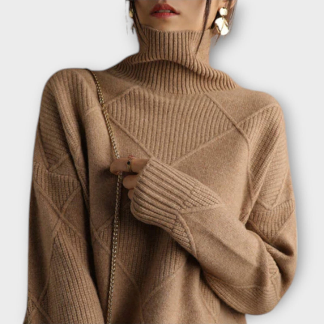Melanie - Bequemer Rollkragenpullover