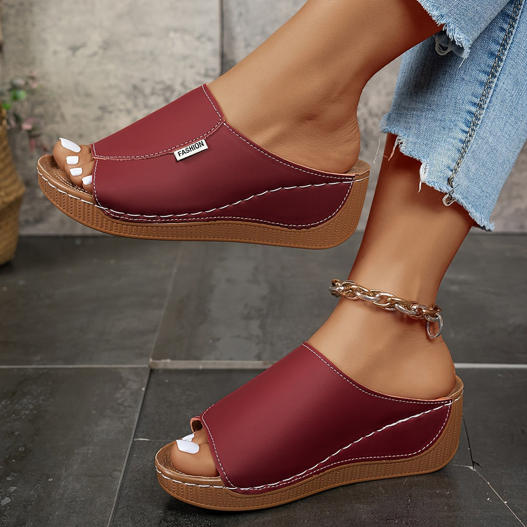 Isabelle | Komfortable Keil-Mules
