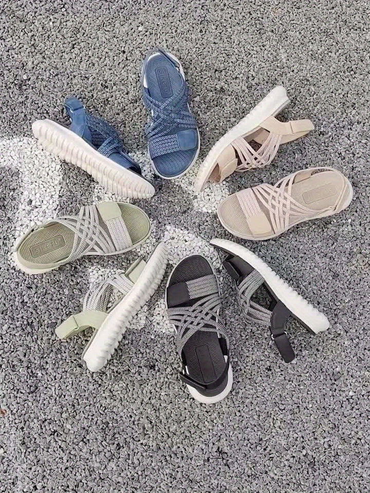 Soline | Sportlich-elegante Sandalen mit hohem Absatz