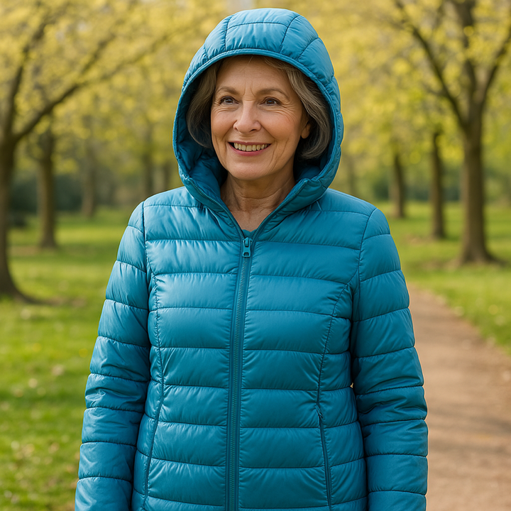 METTA ÜBERGANGSPOLSTERTE JACKE | OZEANBLAU