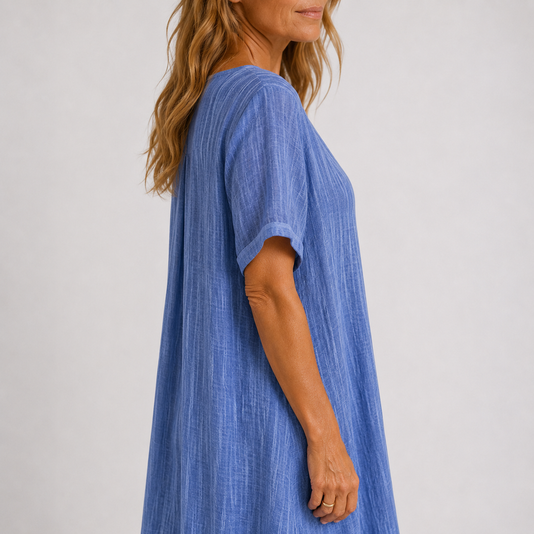 Violette - Langes fließendes Kleid