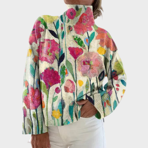 Mara – Pullover mit hohem Kragen
