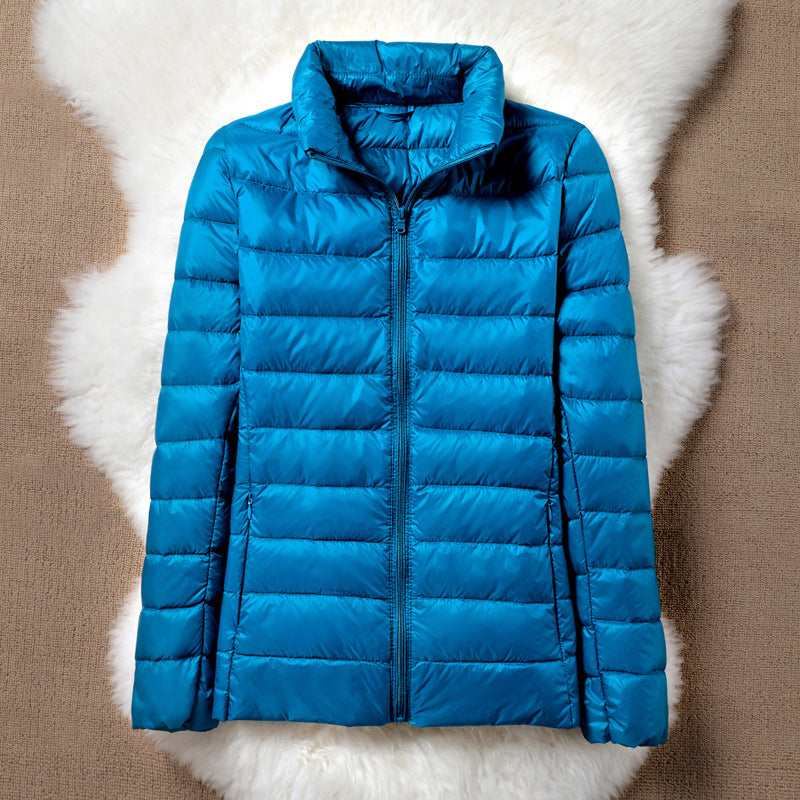 ULLA ÜBERGANGS-PADDED JACKE | HIMMELBLAU