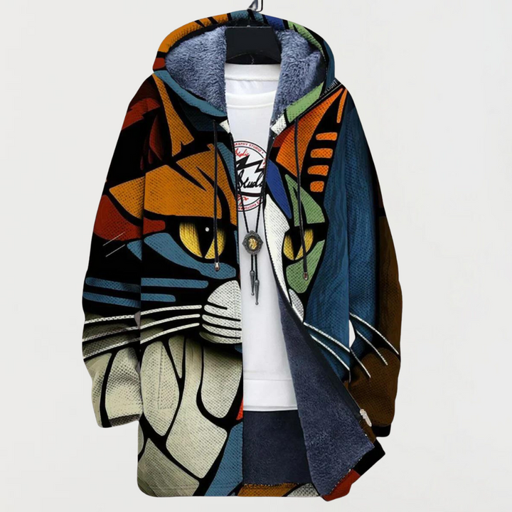 Zita | Kapuzenjacke mit großem Katzenkopf