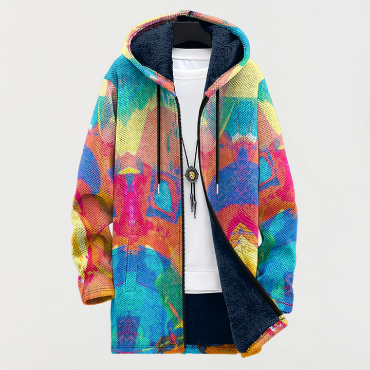Sigrun | Kapuzenjacke mit Farbverlauf