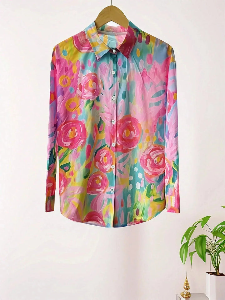 Shielo | Bluse mit abstraktem Muster