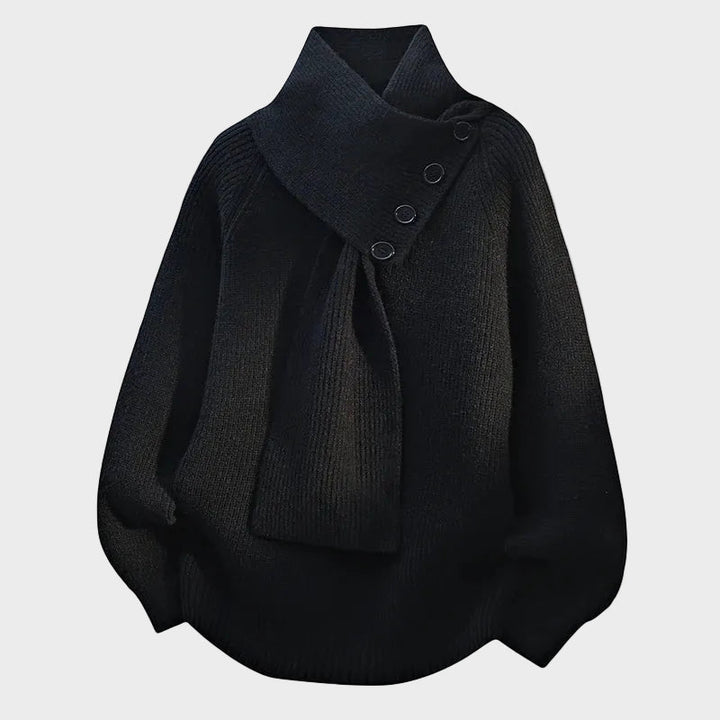 Arielle - Bequemer Pullover mit Schalkragen