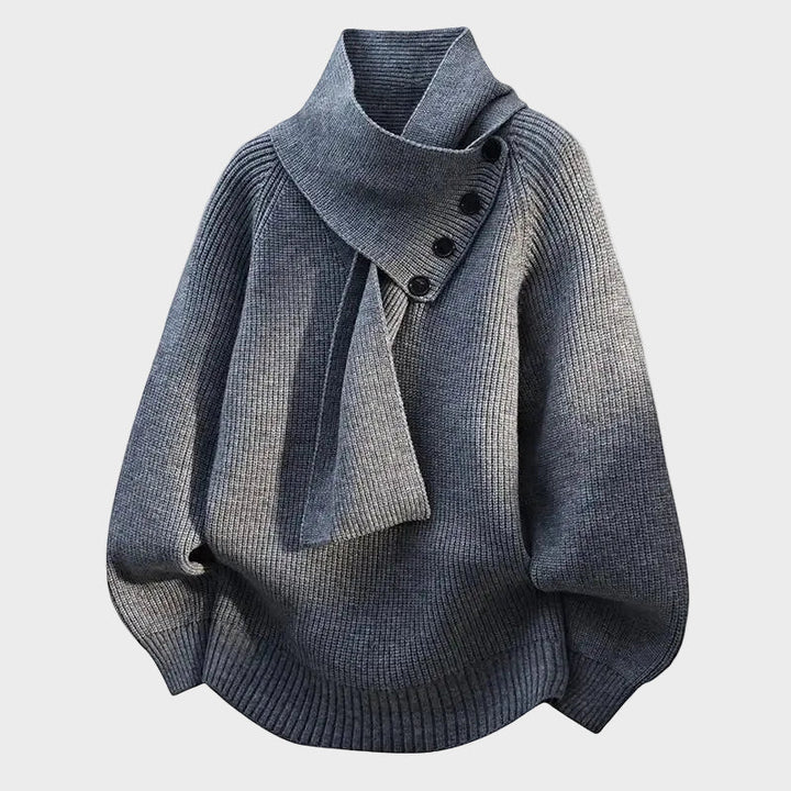 Arielle - Bequemer Pullover mit Schalkragen